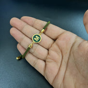 18K Gold Letter bracelets - navidjewellery