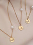 18K Gold Letters Necklace - navidjewellery