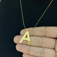 18K Gold Letters pendant - navidjewellery