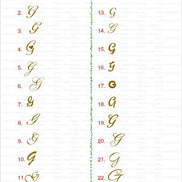 18K Gold Letters pendant - navidjewellery