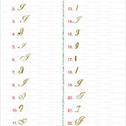 18K Gold Letters pendant - navidjewellery