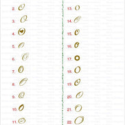 18K Gold Letters pendant - navidjewellery