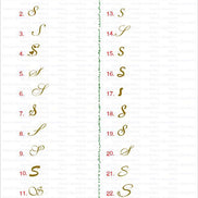 18K Gold Letters pendant - navidjewellery