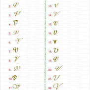 18K Gold Letters pendant - navidjewellery