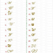18K Gold Letters pendant - navidjewellery