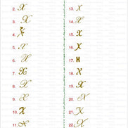 18K Gold Letters pendant - navidjewellery