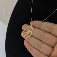 18K Gold Letters pendant - navidjewellery