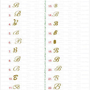 18K Gold Letters pendant - navidjewellery