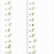 18K Gold Letters pendant - navidjewellery