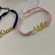 18K Gold Name Bracelet - navidjewellery