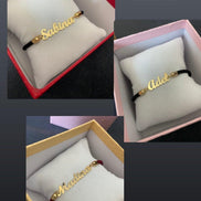 18K Gold Name Bracelet - navidjewellery
