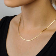 18K Gold Snake Necklaces - navidjewellery