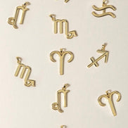 18K Gold Zodiac Signs Pendant - navidjewellery